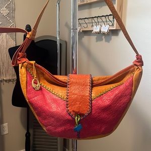 Sharif leather crossbody or Shoulder